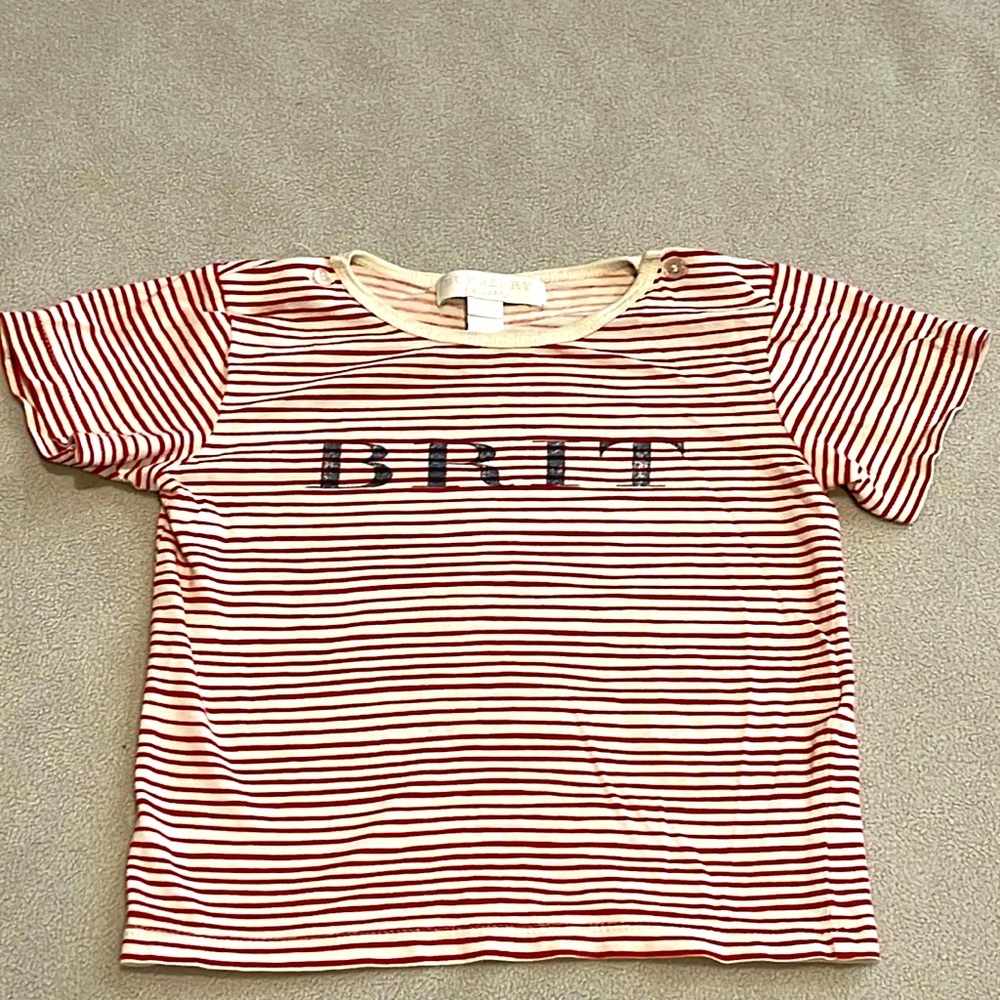 Burberry Children, Tshirt striped Red and White Size 18